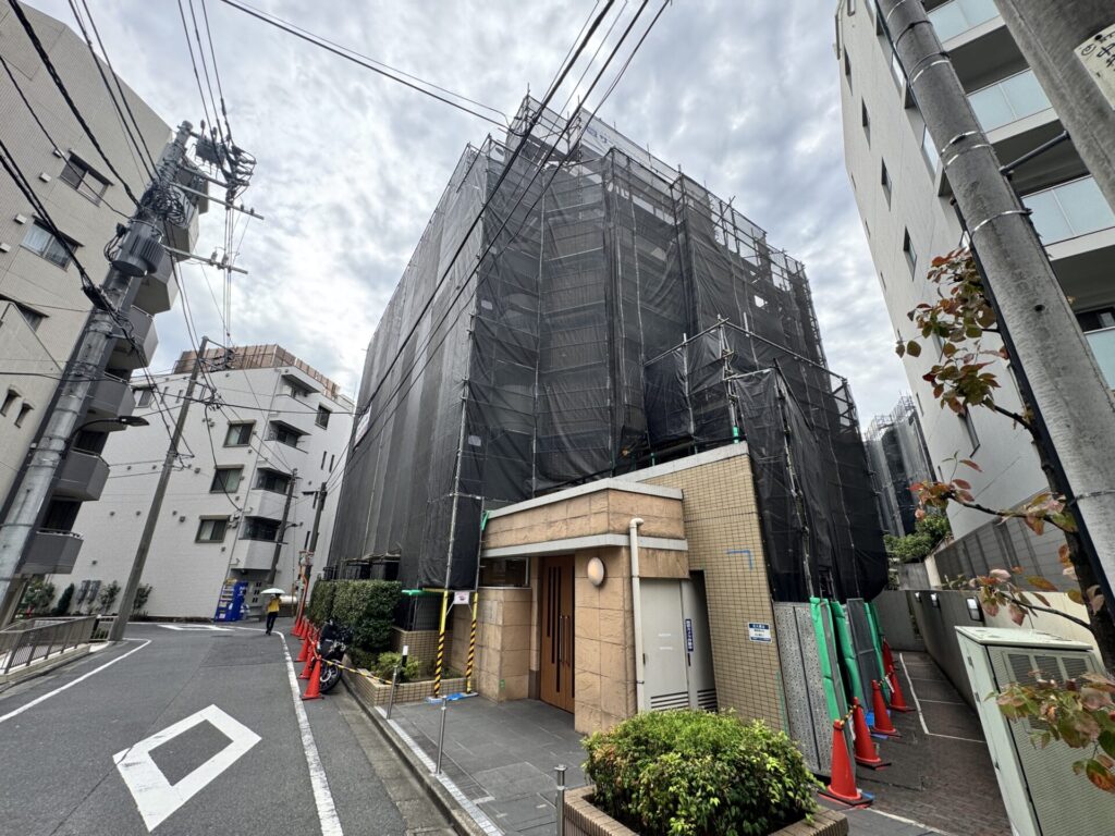 外壁薬品洗浄 施工写真 1