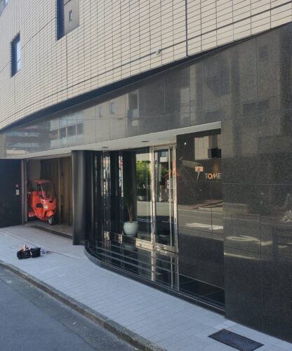 外壁石材コーティング 施工前